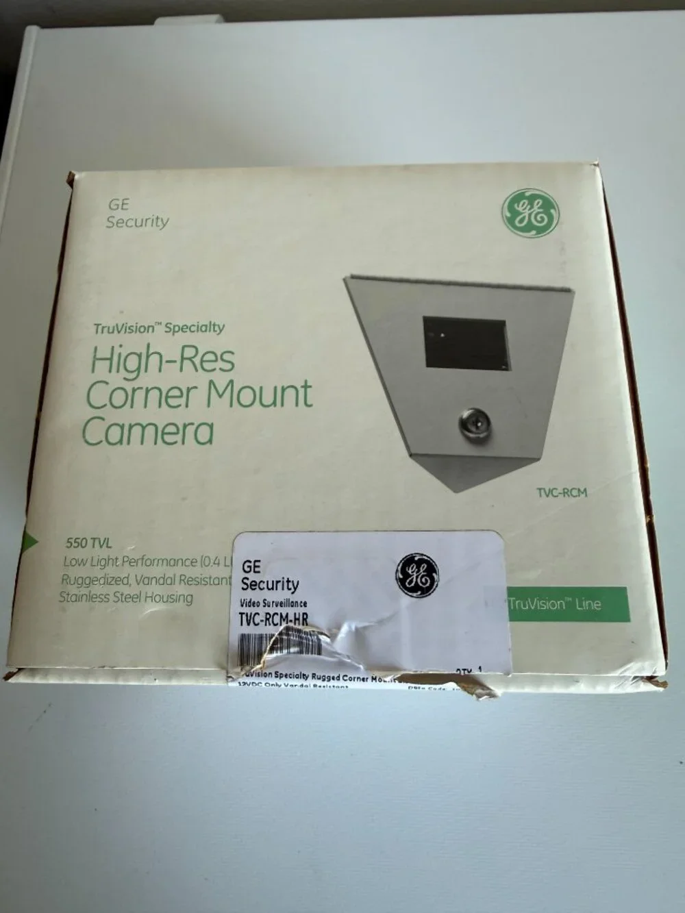 GE Security TruVision High Resolution Corner Mount Camera